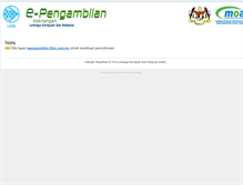 Tablet Screenshot of epengambilan.lkim.gov.my